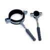 UCHWYT STALOWY Z GUMĄ obejma 1" / 32mm-37mm